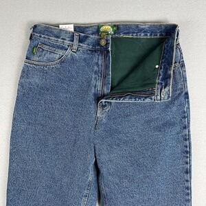 Cabelas Fleece Lined Jeans Fit 35x35.5 Medium‎ Wash Blue Denim Warm Workwear NWT